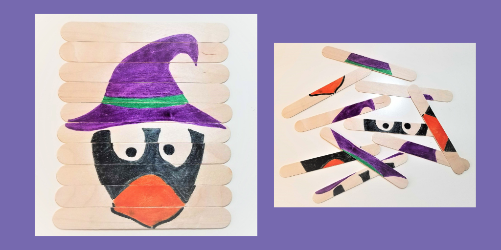 JiJi Witch Hat Halloween Puzzle