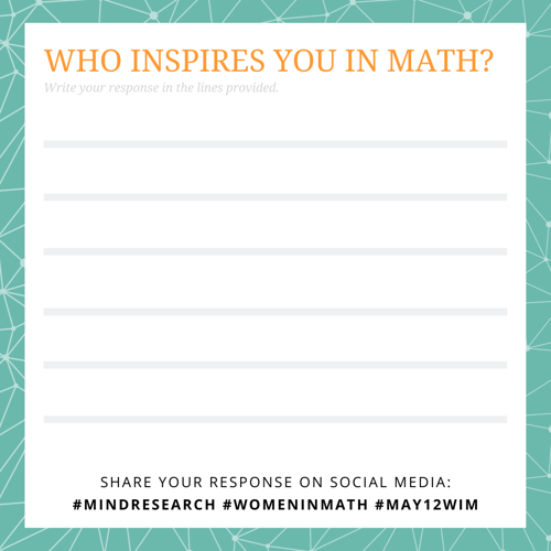 Who inspires you in math?