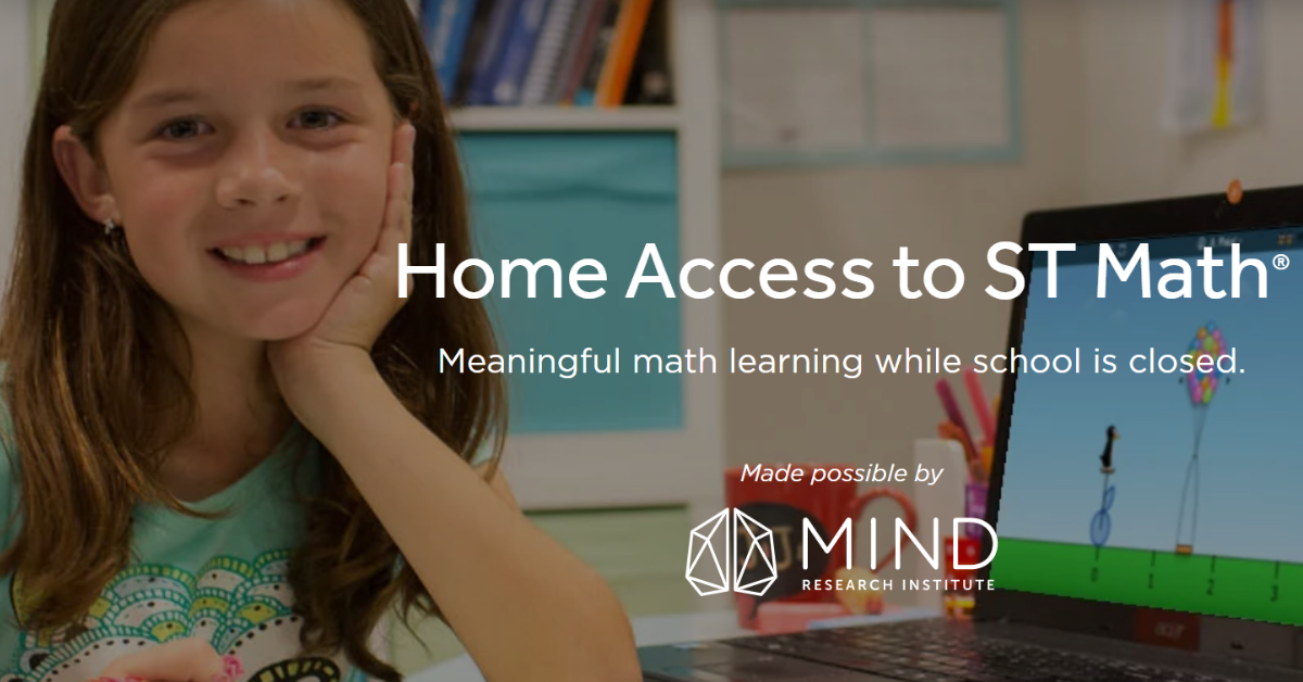 ST Math Homeschool Free to Access Through 6/30/20